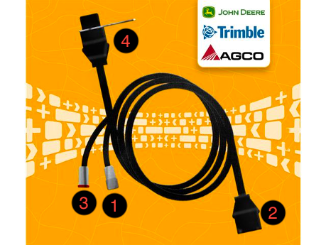 Chicote Auteq - equipamentos John Deere, AGCO, Trimble